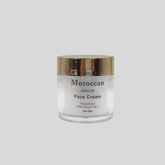 Crème éclaircissante pour le visage à l'huile d'argan marocaine