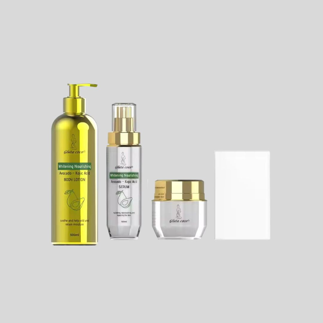 Whitening Nourishing Avocado - Kojic Acid Skincare Set