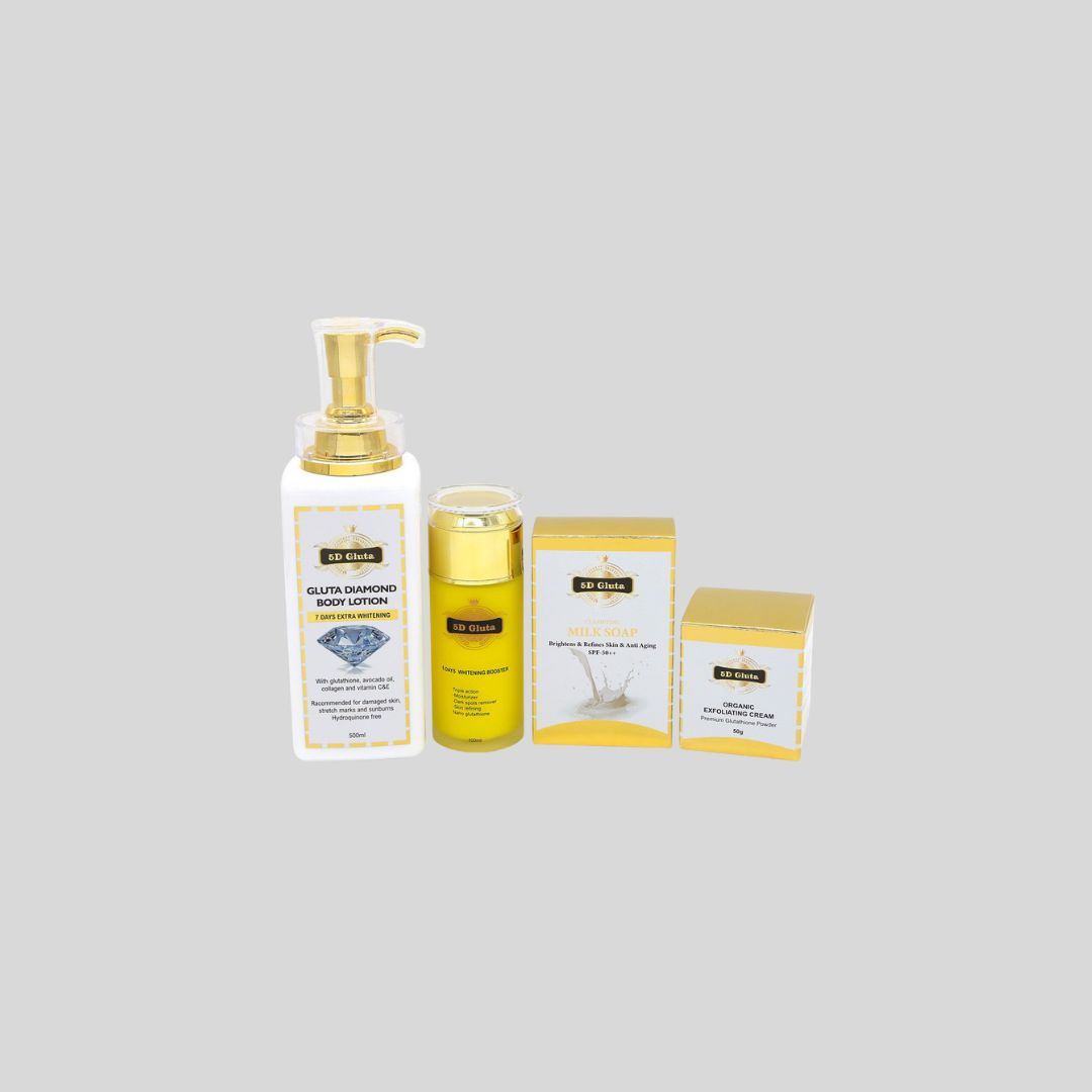 5D Gluta Diamond Whitening Skincare Set