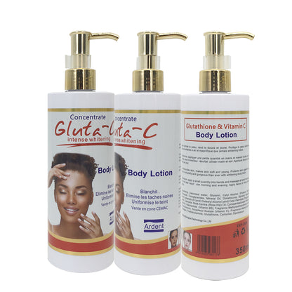 Lotion corporelle blanchissante intense Gluta C