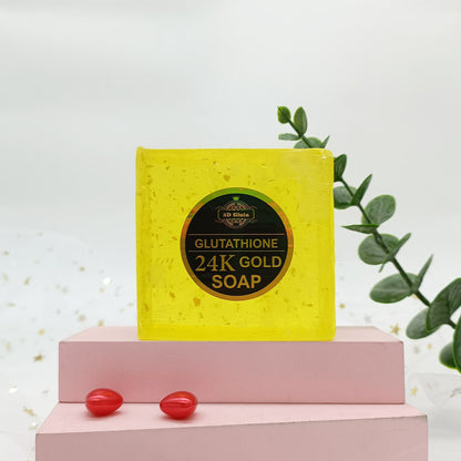 Whitening & Moisturizing Gluta 24K Gold Soap