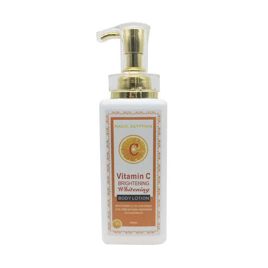 Lotion corporelle blanchissante à la vitamine C