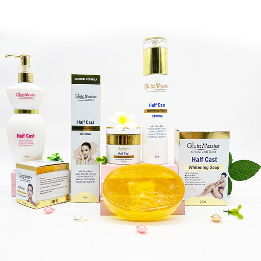 Gluta Master Half Cast Skincare Strong Whitening Set