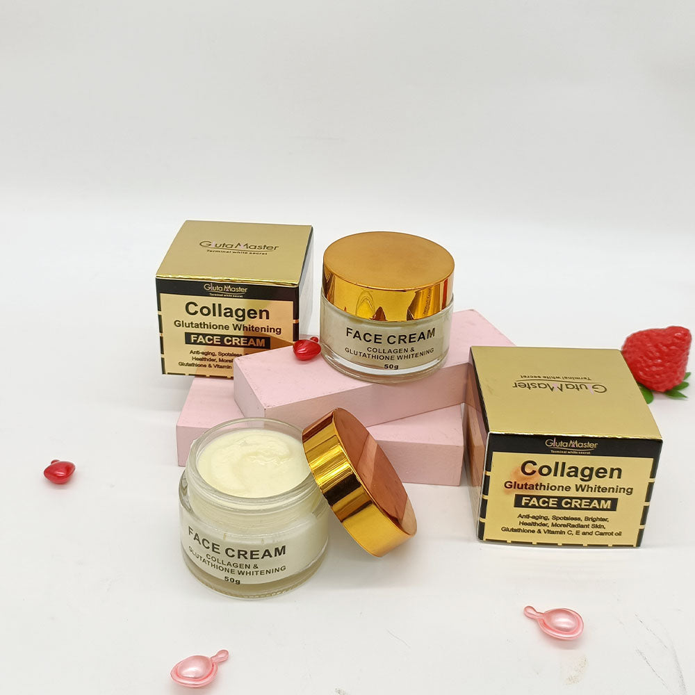 Crème éclaircissante et anti-âge pour le visage Gluta Master