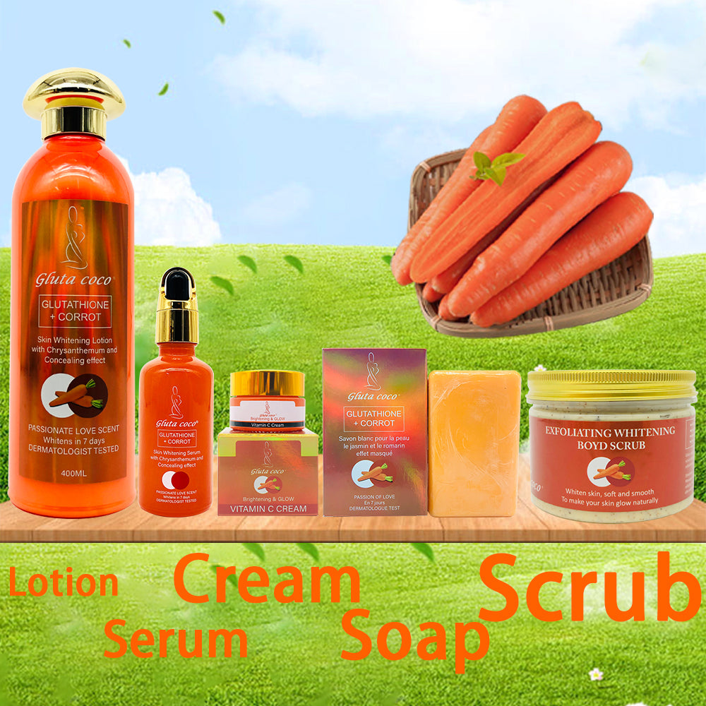 Gluta CoCo Carrot Whitening Soap