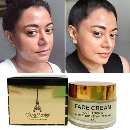 Crème éclaircissante et anti-âge pour le visage Gluta Master