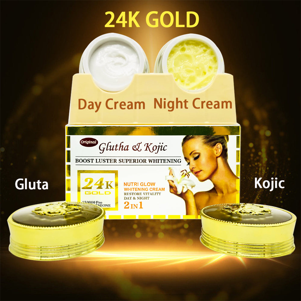 24K Gold Glutathione & Kojic Face Cream