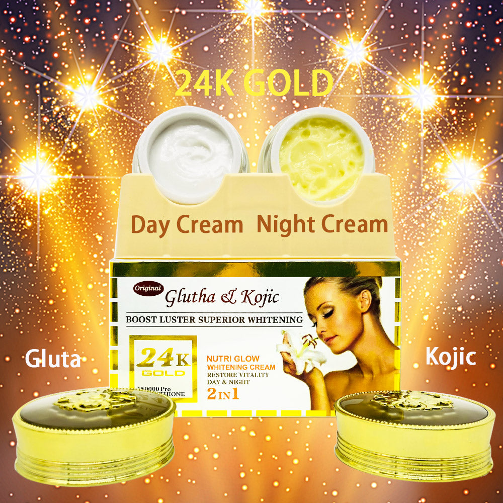 24K Gold Glutathione & Kojic Face Cream