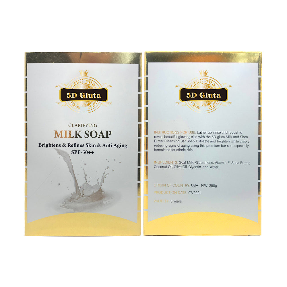 5D Gluta Clarifying Milk Soap